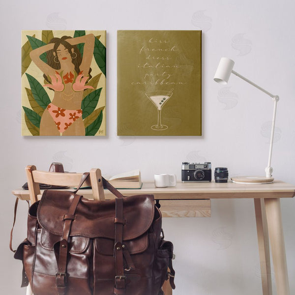 Stupell Industries Birch & Ink | Dress Italian Party Caribbean Phrase Wall Art