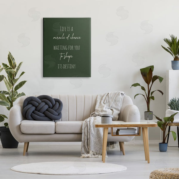Stupell Industries Birch & Ink | Shape Life's Destiny Phrase Wall Art