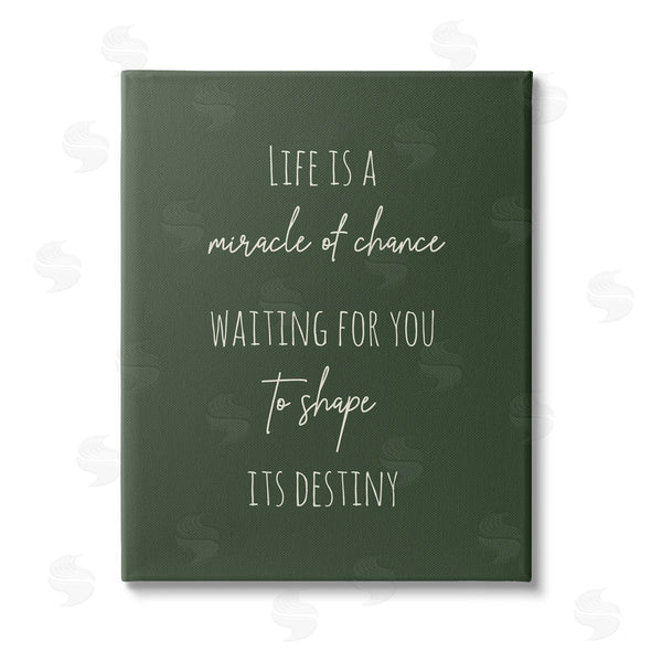 stupell industries Birch & Ink | Shape Life's Destiny Phrase Wall Art