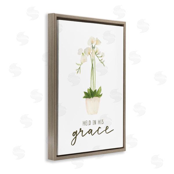 Stupell Industries Blue Chair Blessing | Held In His Grace
