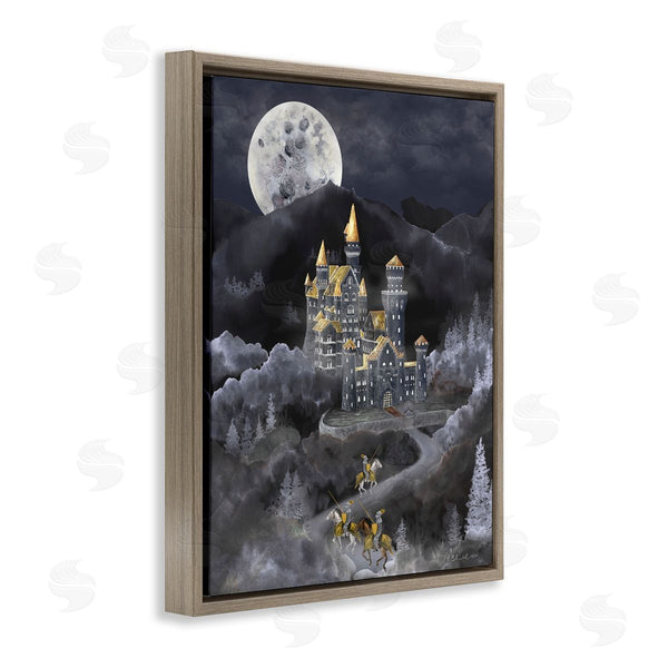 Stupell Industries Brett Blumenthal | Moonlit Journey To Castle
