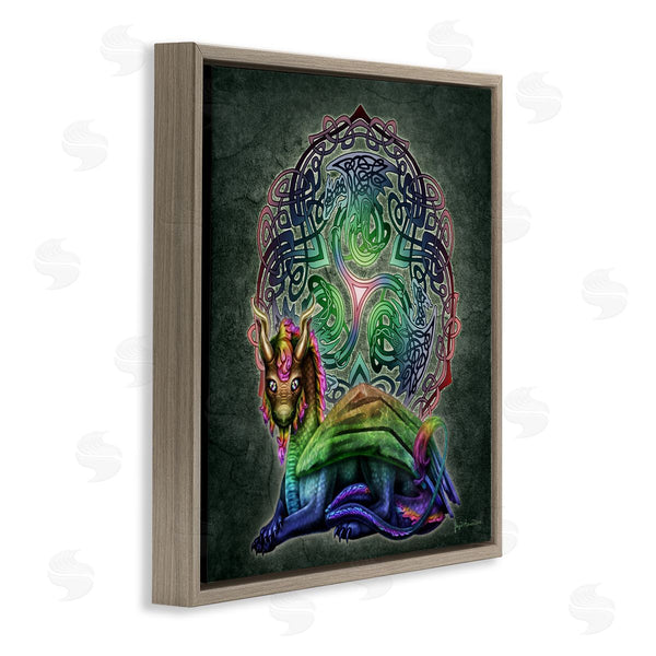 Stupell Industries Brigid Ashwood | Dragon On Celtic Pattern