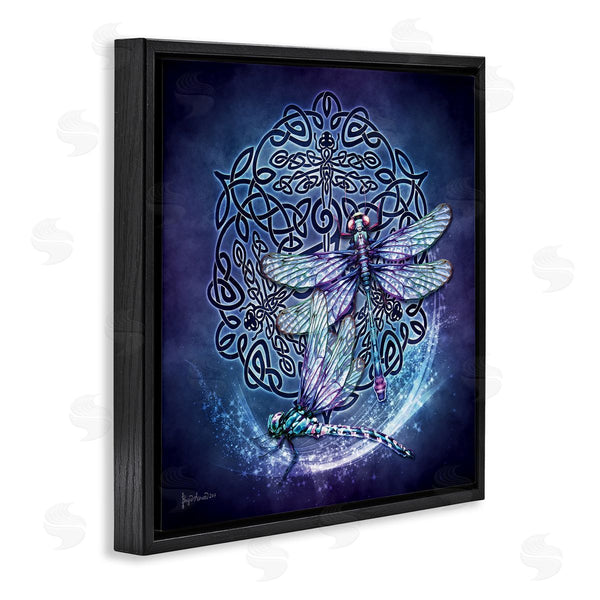 Stupell Industries Brigid Ashwood | Dragonfly & Celtic Knot Wall Art