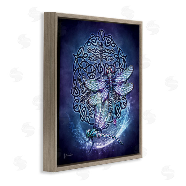 Stupell Industries Brigid Ashwood | Dragonfly & Celtic Knot Wall Art