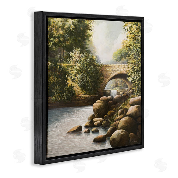 Stupell Industries BRUCE NAWROCKE | Grant Park Bridge Over River