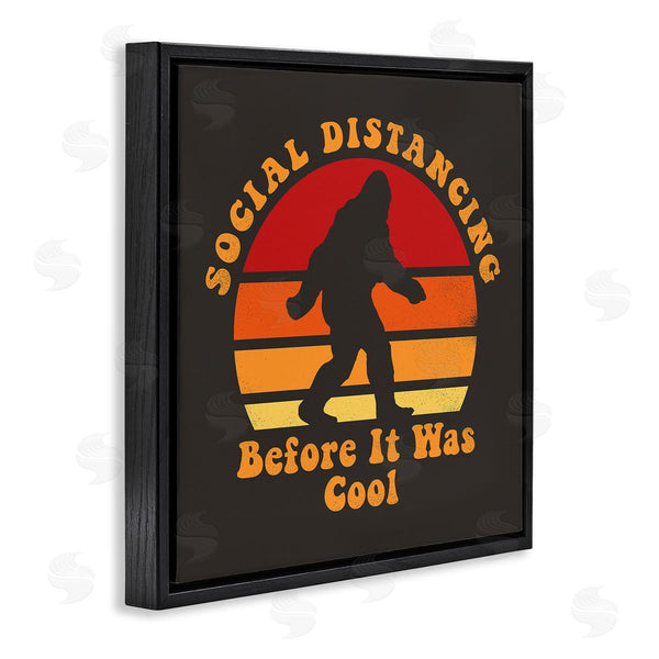 Stupell Industries Buck Wear | Bigfoot Social Distancing Pun Wall Art
