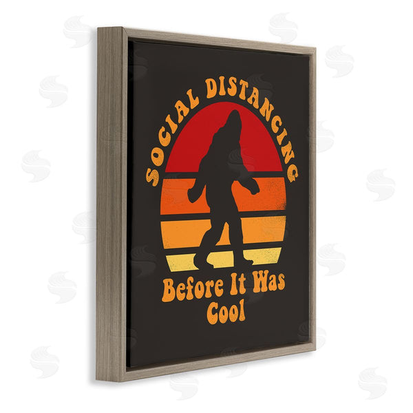Stupell Industries Buck Wear | Bigfoot Social Distancing Pun Wall Art