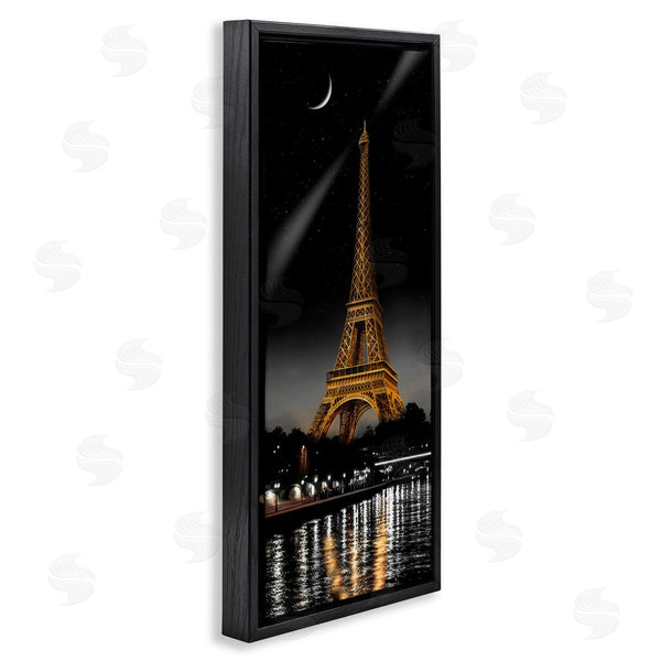 Stupell Industries CAD Designs | Parisian Tower With Crescent Moon