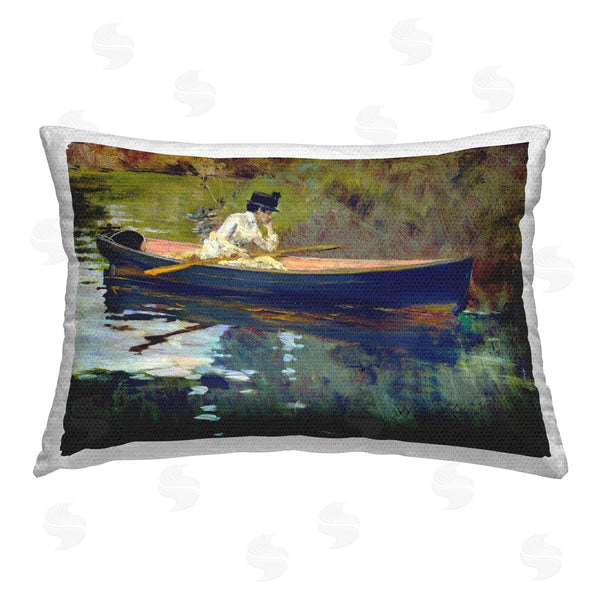 Stupell Industries CAD Designs | Thoughtful Woman On Canoe