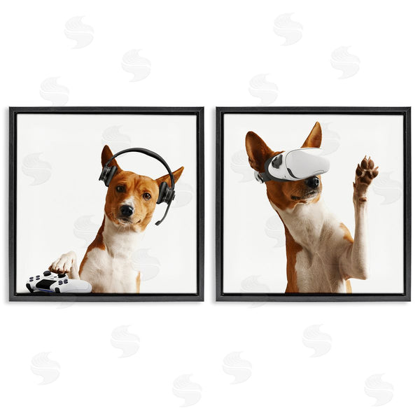 Stupell Industries CAD Designs | Video Game Dogs With VR