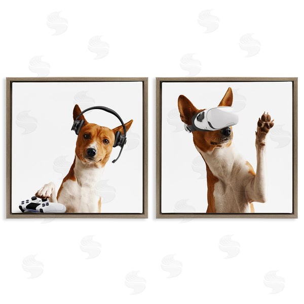 Stupell Industries CAD Designs | Video Game Dogs With VR
