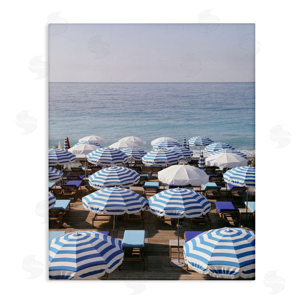 stupell industries Carina Okula | Beach Umbrellas Summer Sky Wall Art
