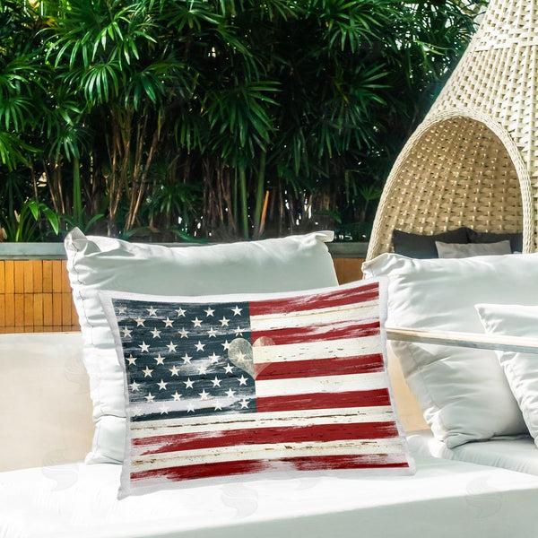 Stupell Industries Carol Robinson | Heart Of America Flag