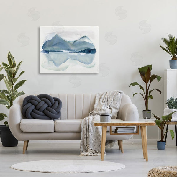 Stupell Industries Carol Robinson | Iceberg Mountain Water Glacier Reflection Abstract Landscape Wall Art