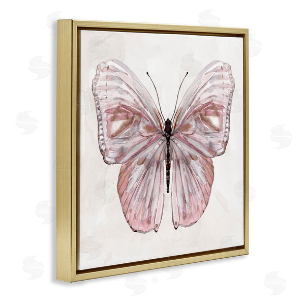 Stupell Industries Carol Robinson | Muted Pink Butterfly