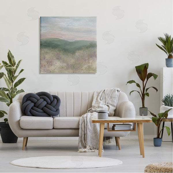 Stupell Industries Carol Robinson | Mysterious Mountain Nature Abstract Forest Tree Tops Wall Art