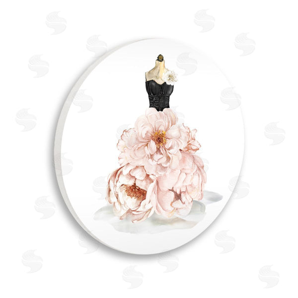 stupell industries Carol Robinson | Pink Peonies Floral Dress Wall Art