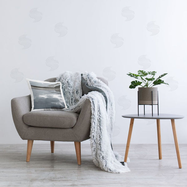 Stupell Industries Carol Robinson | Quiet Mood Seascape Printed Throw Pillow