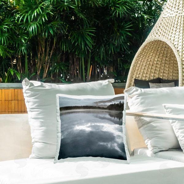 Stupell Industries Carol Robinson | Quiet Mood Seascape Printed Throw Pillow
