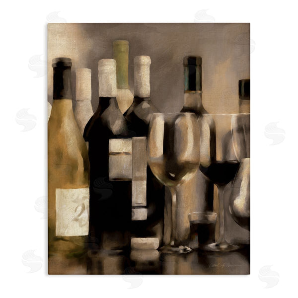 stupell industries Carol Robinson | Wine Bottles on Bar