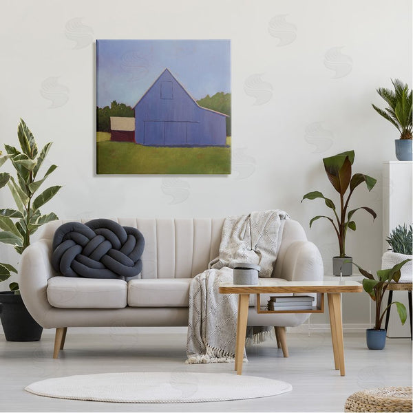Stupell Industries Carol Young | Country Barn Grassland Landscape Wall Art