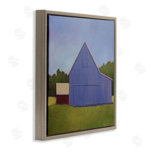 Stupell Industries Carol Young | Country Barn Grassland Landscape Wall Art