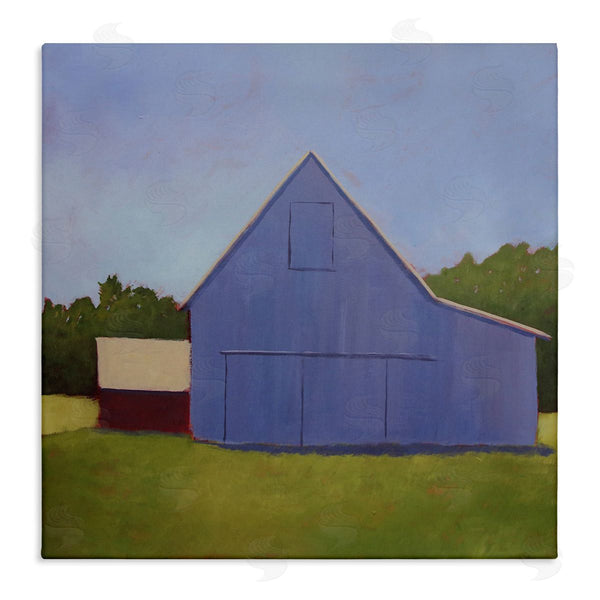 stupell industries Carol Young | Country Barn Grassland Landscape Wall Art