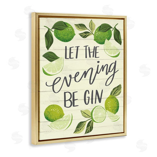 Stupell Industries Caroline Alfreds | Let Evening Be Gin