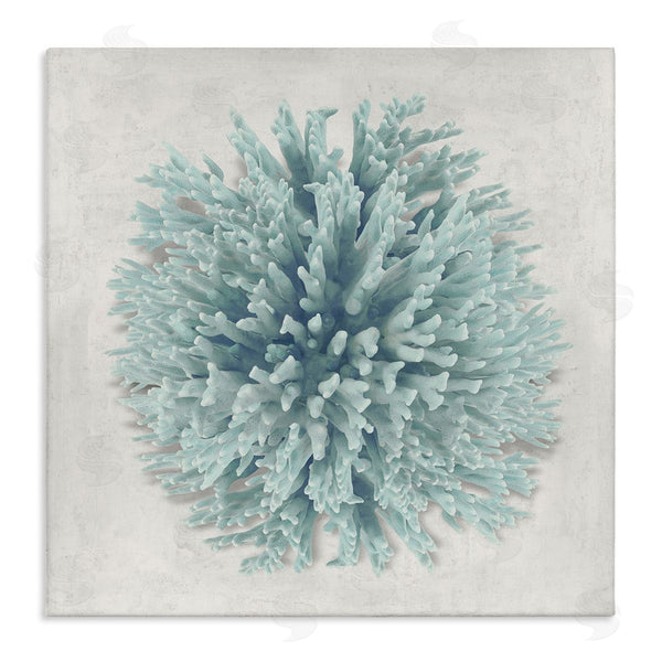 stupell industries Caroline Kelly | Coral Ball Blue Sea Beach Design Wall Art