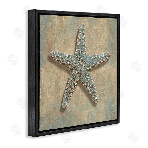 Stupell Industries Caroline Kelly | Nautical Starfish Ocean Animal Muted Neutral