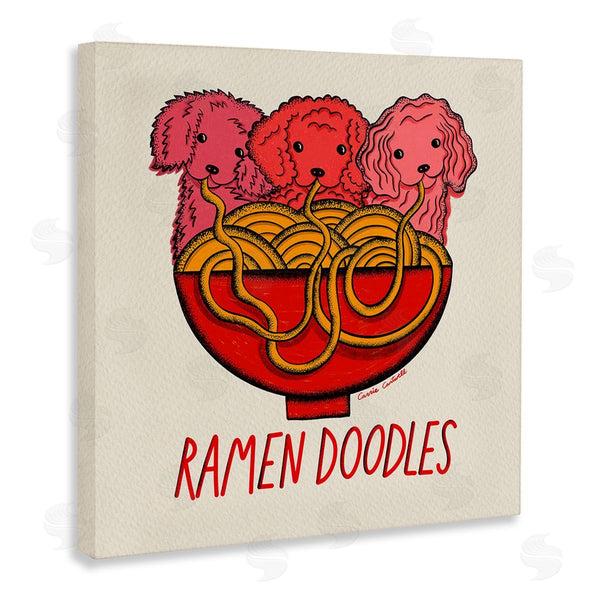 Stupell Industries Carrie Cantwell | Funny Ramen Doodles Wall Art