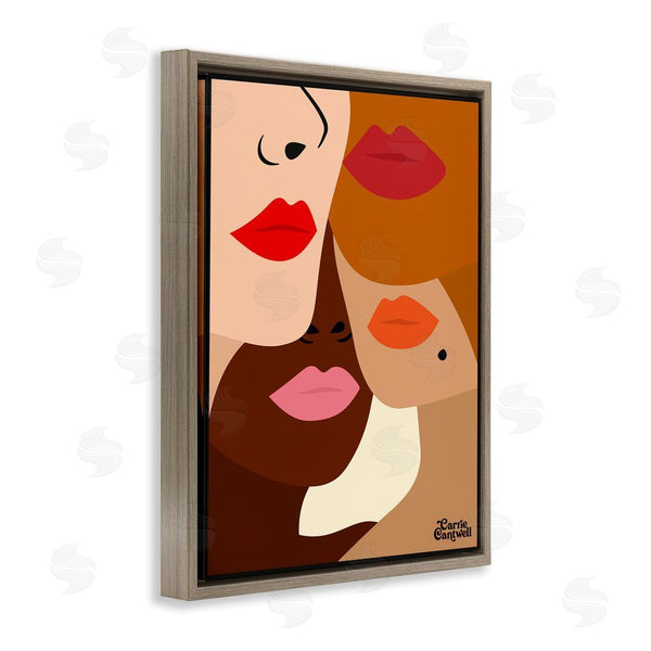Stupell Industries Carrie Cantwell | Many Faces Of Women Wall Art