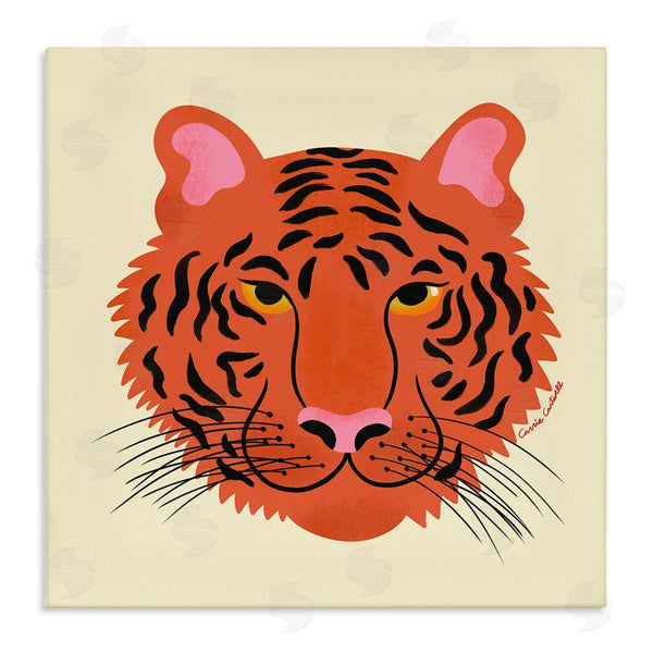 stupell industries Carrie Cantwell | Modern Wild Tiger Face