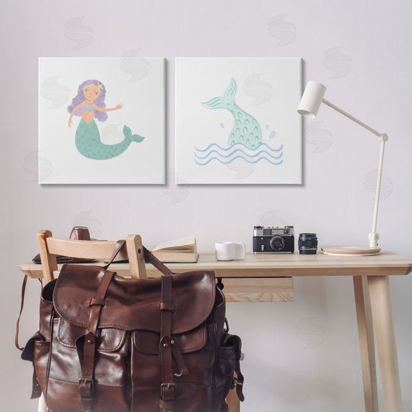 Stupell Industries Carrie Cantwell | Ocean Mermaid Splash Wall Art