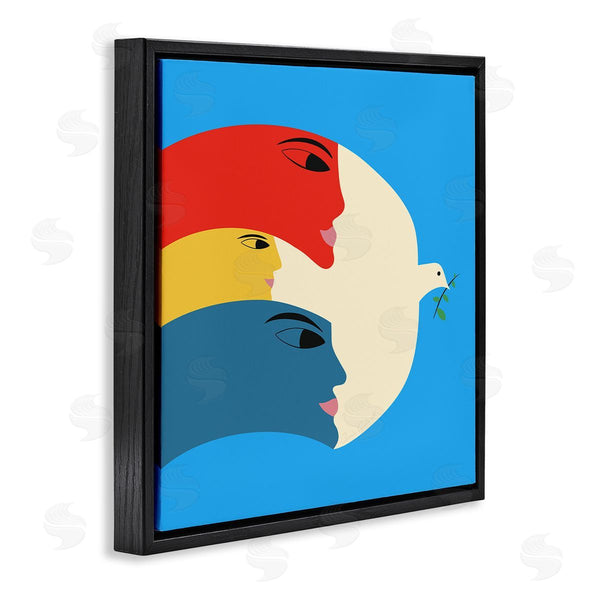 Stupell Industries Carrie Cantwell | Peaceful Dove With Faces