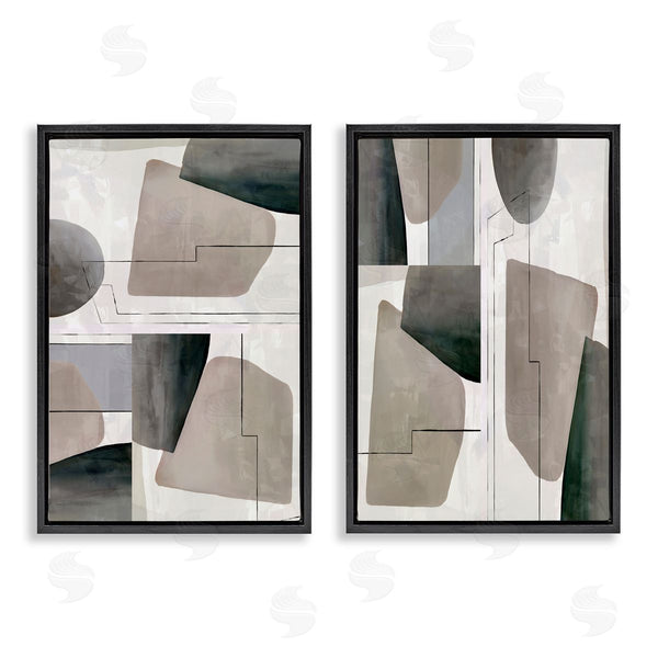 Stupell Industries Cartissi | Earthy Geometric Shapes