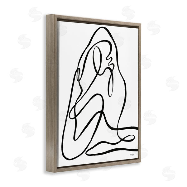 Stupell Industries Cat Thurman Designs | Continuous Line Doodle