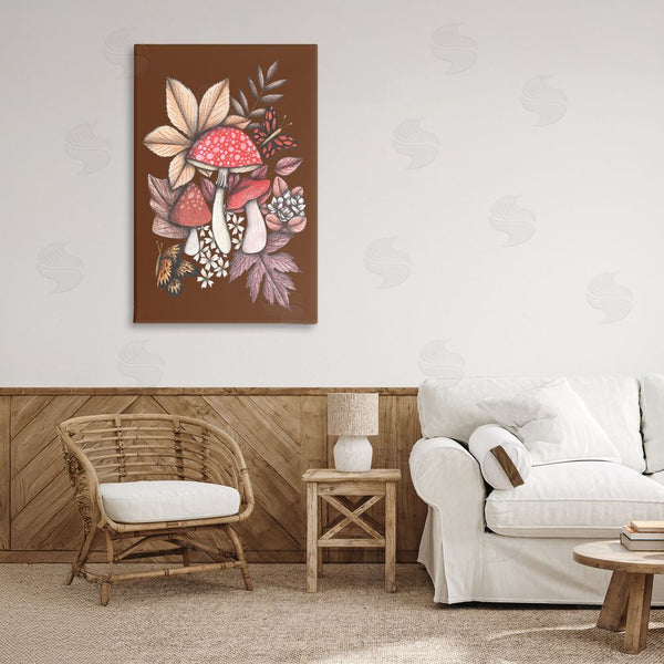 Stupell Industries Cecilia Battaini | Autumnal Mushrooms Magic Wall Art
