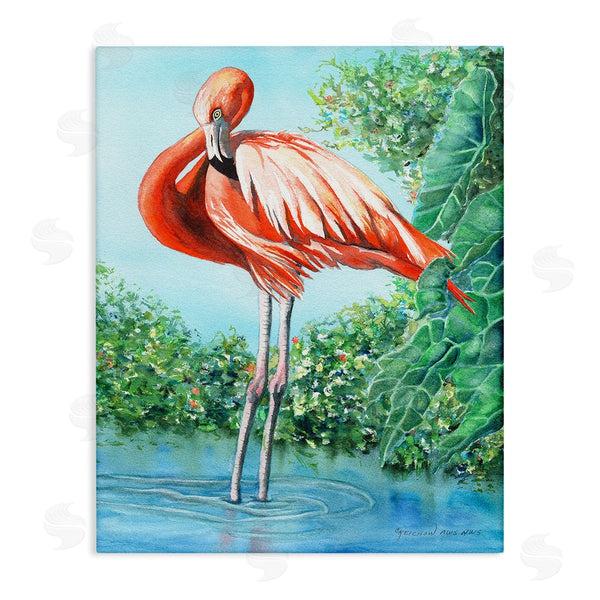 stupell industries Christine Reichow | Flamingo & Lush Nature Wall Art