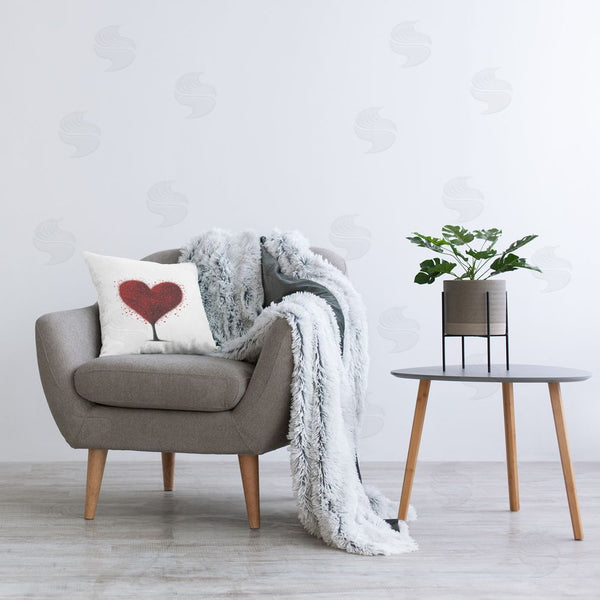 Stupell Industries Christine Simpson Art | Blooming Heart Tree Printed Throw Pillow