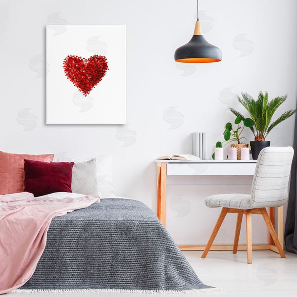 Stupell Industries Christine Simpson Art | Cluster Of Hearts Shape Wall Art