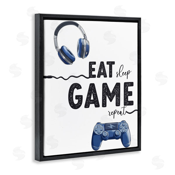 Stupell Industries Christine Simpson Art | Eat Sleep Game Lifestyle Wall Art
