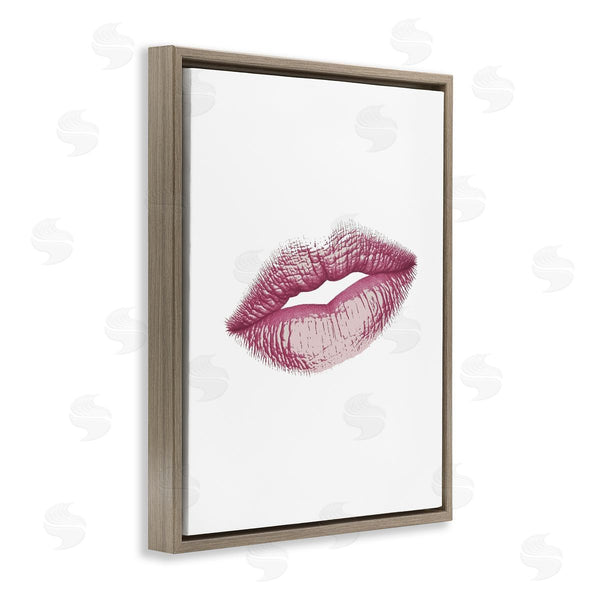Stupell Industries Christine Simpson Art | Feminine Pink Lips Glam Wall Art