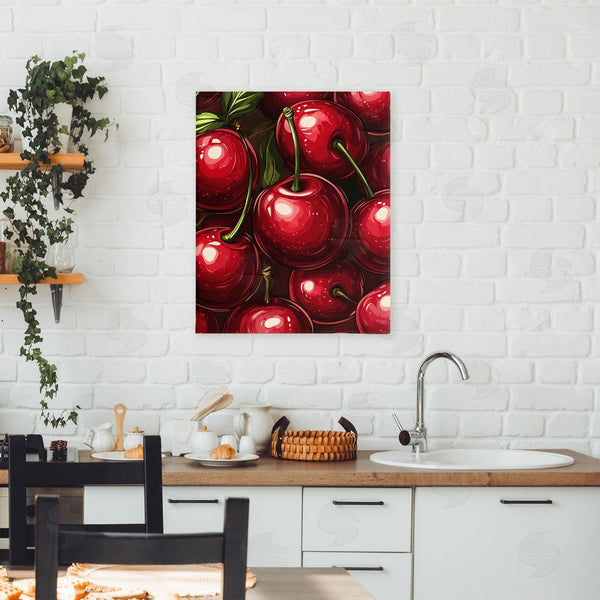 Stupell Industries Christine Simpson Art | Lush Juicy Cherries Harvest Wall Art