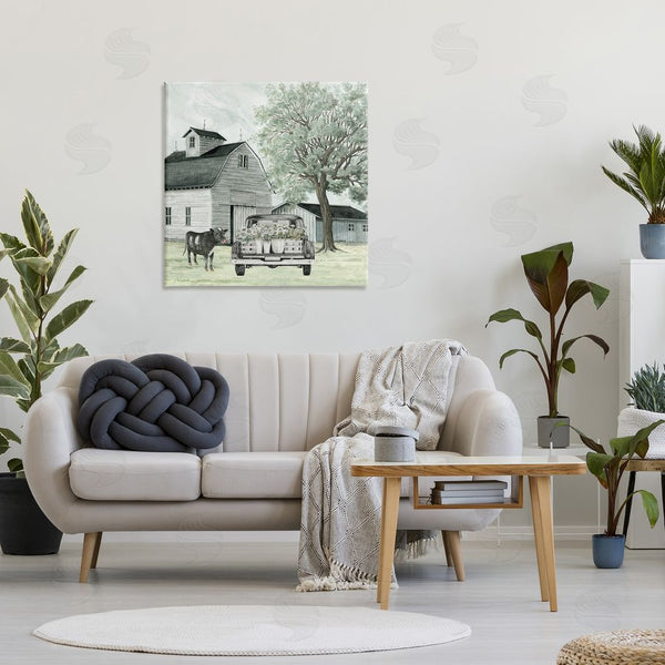 Stupell Industries Cindy Jacobs | Buttercup's Flowers On Farm Wall Art