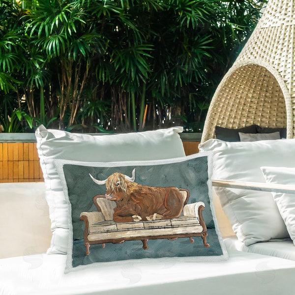 Stupell Industries Cindy Jacobs | Highland Cow On Couch