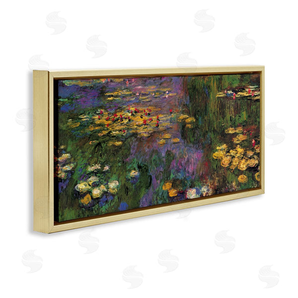 Stupell Industries Claude Monet | Vibrant Traditional Water Lilies Wall Art