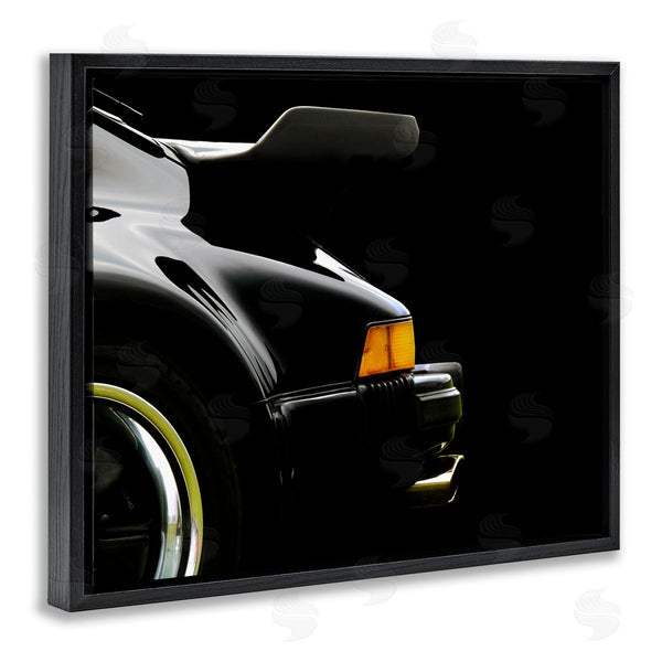 Stupell Industries Clive Branson | Black Orange Sports Car Detail