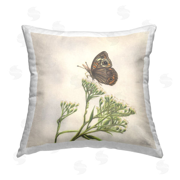 stupell industries Connie Resch | Spring Offerings Butterfly Printed Throw Pillow