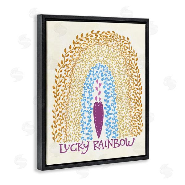 Stupell Industries Connie Summers | Boho Lucky Rainbow Wall Art